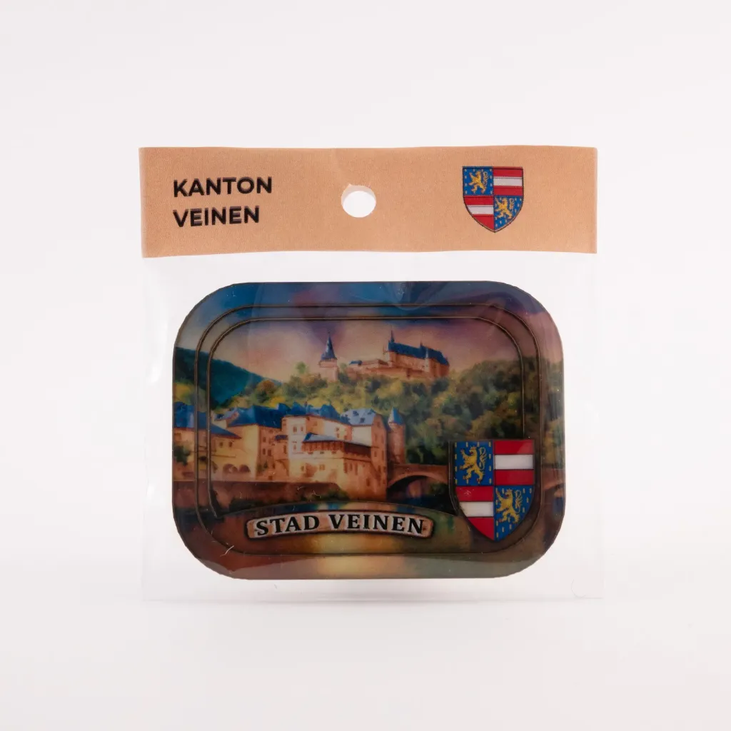 Magnet Canton of Vianden (City of Vianden - View with bridge)